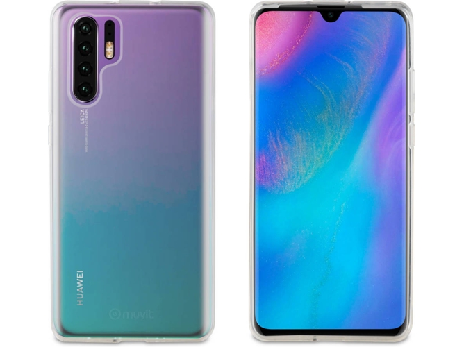 Funda Huawei P30 Pro MUVIT Soft Transparente