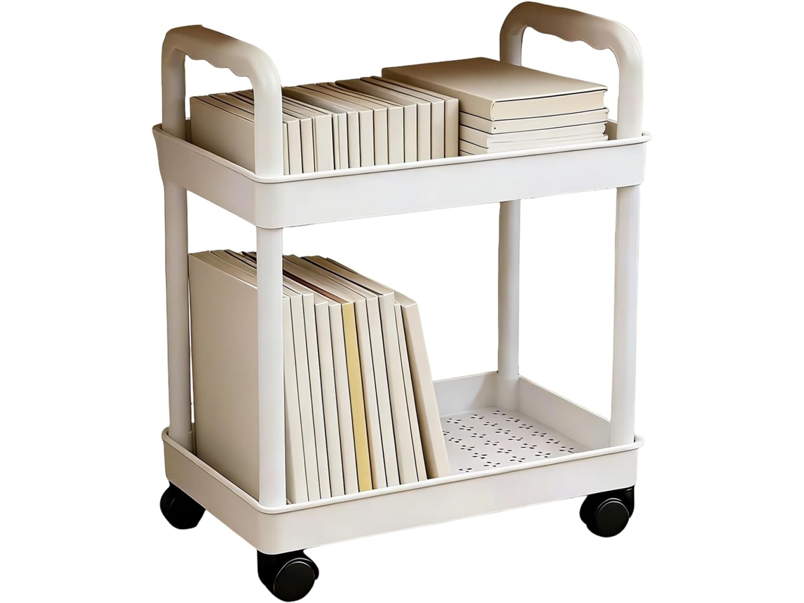 Pp 2 Portátil Carrito Con Ruedas: Organizador
