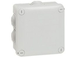 Caja De Junta Plexo Legrand 100x100 Mm Gris Rectangular