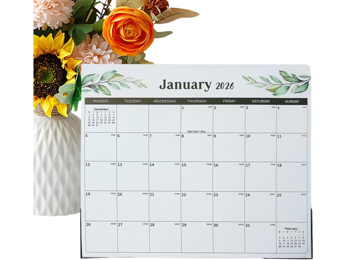 Calendario Magnético Para Nevera 2026-2027, De Enero De 2026 A Junio De 2027, 18 Meses. Ideal Para El Hogar