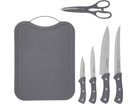 VPMKP-Set 1 Tabla de Corte, 4 Cuchillos, Tijeras 5 FIVE