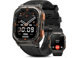 Tank M3 Ultra Negro Reloj Inteligente Con Pantalla Amoled De 1,96 Pulgadas Kospet