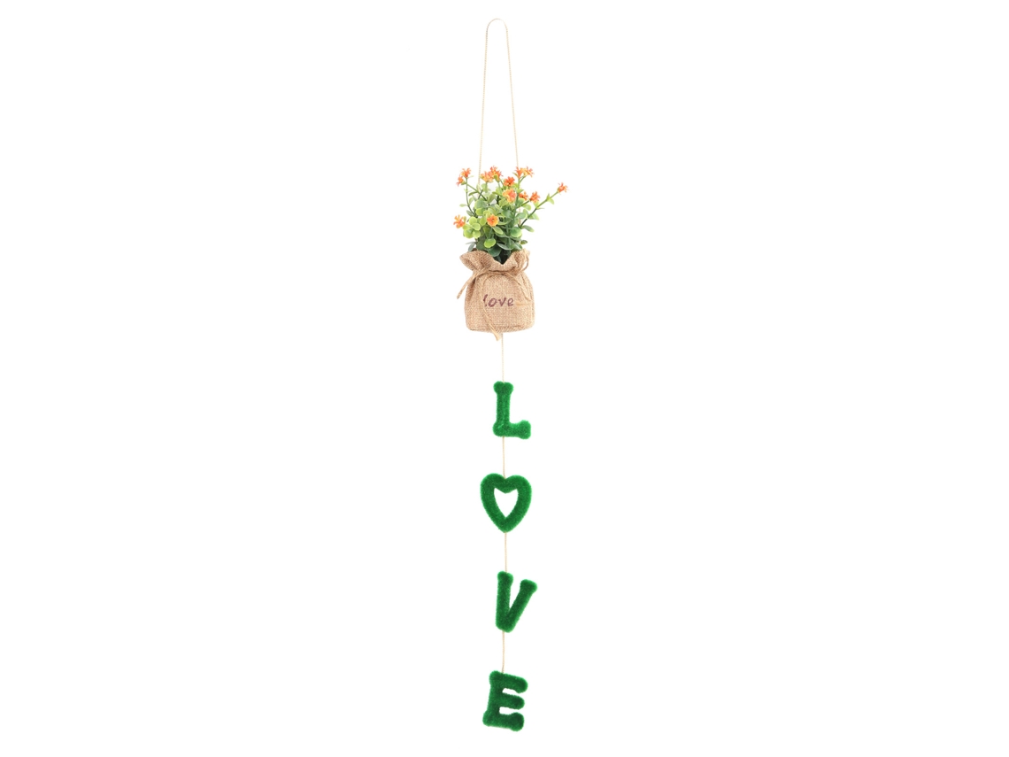 Maceta Colgante De Pared, Imitación, Pequeña Decoración, Jardín, Hogar, Manualidades, Amor, 64 Cm