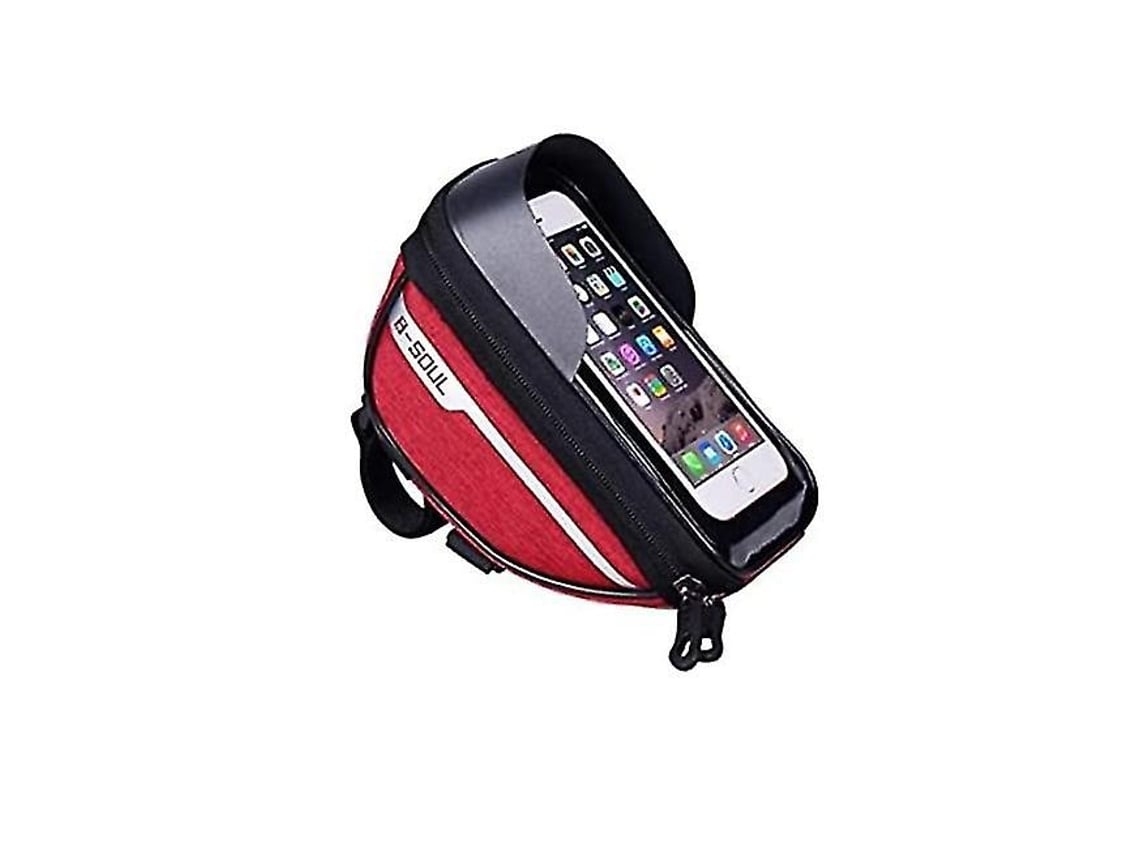 Bolsa para teléfono de bicicleta impermeable FACPOET para el marco frontal, soporte para pantalla, accesorios