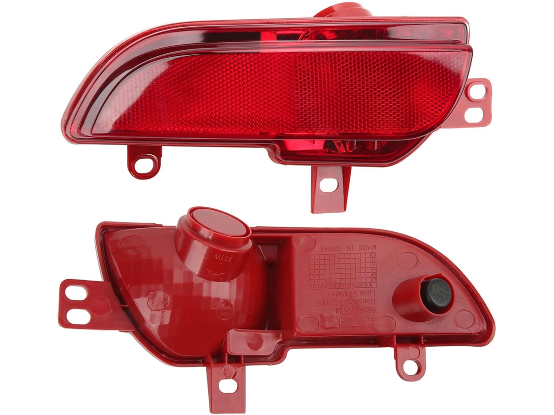 Lanterna Traseira Conjunto Esquerdo (modelo 6350ha, Lente Vermelha) Peça De Reposição Para Peugeot 206+ (2009-2012)