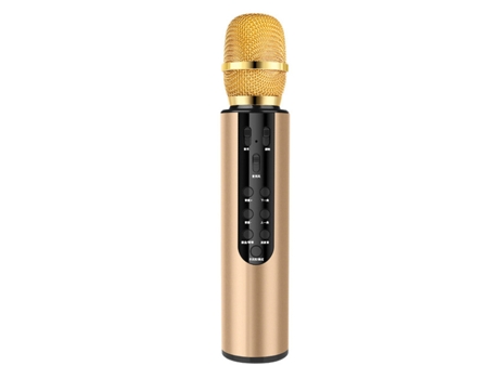 Micrófono condensador de karaoke Bluetooth5.0, altavoz de youtube, micrófono inalámbrico premium, reproductor de música para teléfono, micrófono dj...
