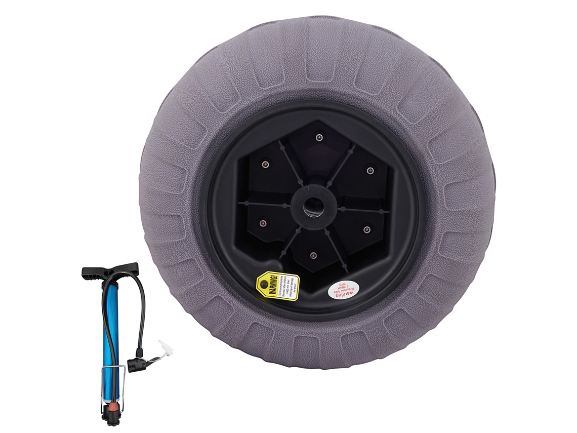 Rueda inflable Succebuy de 40,6 cm y TPU, 176 lb, con neumáticos Globe Wheel
