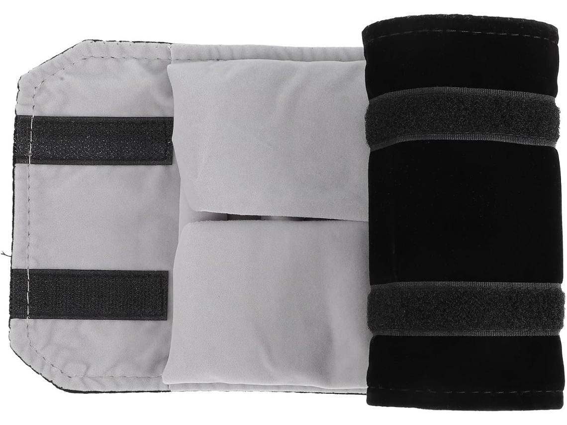 Estuche De Viaje Plegable Para Joyas Nuobesty En Terciopelo Negro, Estuche Pequeño Para Guardar Anillos.