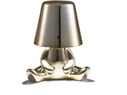 Rebe-lámpara De Mesa Thinker Con Control Táctil Estatua Dorada Led Recargable 3 Tonos Luz Decorativa Para Hogar Oficina