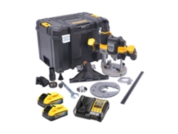 Fresadora sin escobillas Dewalt Xr 18v con 2 baterías de 18v 5.0ah Cargador Tstak Dcw620h2 Qw