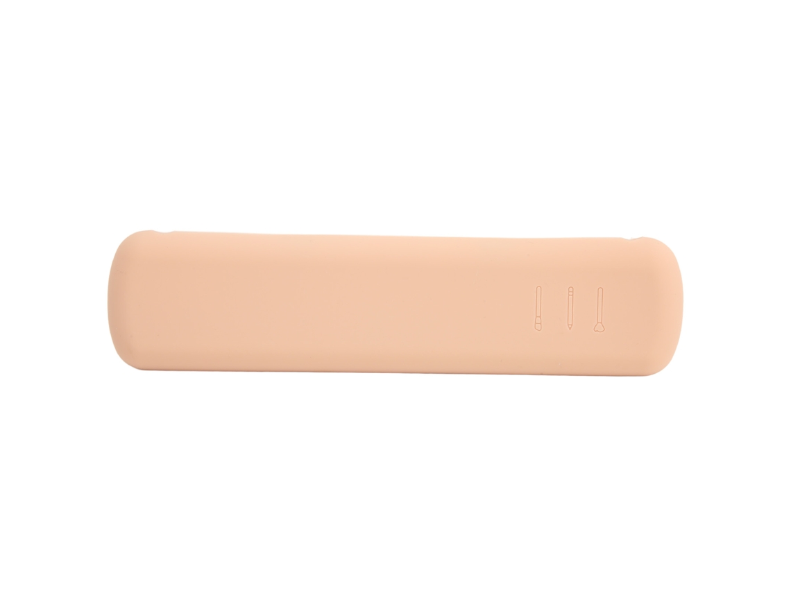 Mochila Portátil De Silicone Para Pinceis De Maquiagem Com Abertura Lateral Leve E Fácil De Limpar