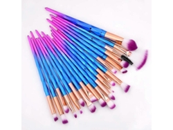 Juego de brochas de maquillaje Barsinfi con 20 piezas Rosewell
