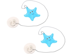 Juego de 4 tapas de desagüe antifugas y prácticos accesorios para baño y cocina. Slowmoose