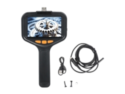 Endoscopio Industrial Con Doble Lente, Cámara De Inspección 1080p, Ip67, Alcance De 5 M Y Luces Led.