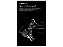 Auriculares Deportivos Híbridos Hifi St7 Blancos