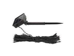 Cadena Led Solar 21.3ft Impermeable 8 Modos 30 Leds Extra Brillante Exterior Fiestas Navidad Boda