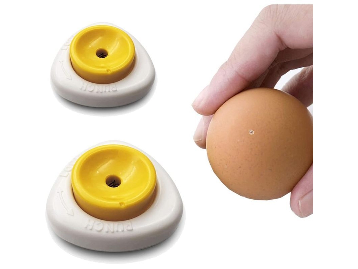 Perforador De Huevos Con Aguja De Acero Inoxidable Para Evitar Que Los Huevos Exploten Durante La Cocción.