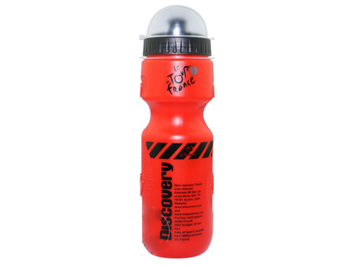 Botella De Agua Portátil Al Aire Libre De Plástico Taza Té 650 Ml Capacidad Rojo