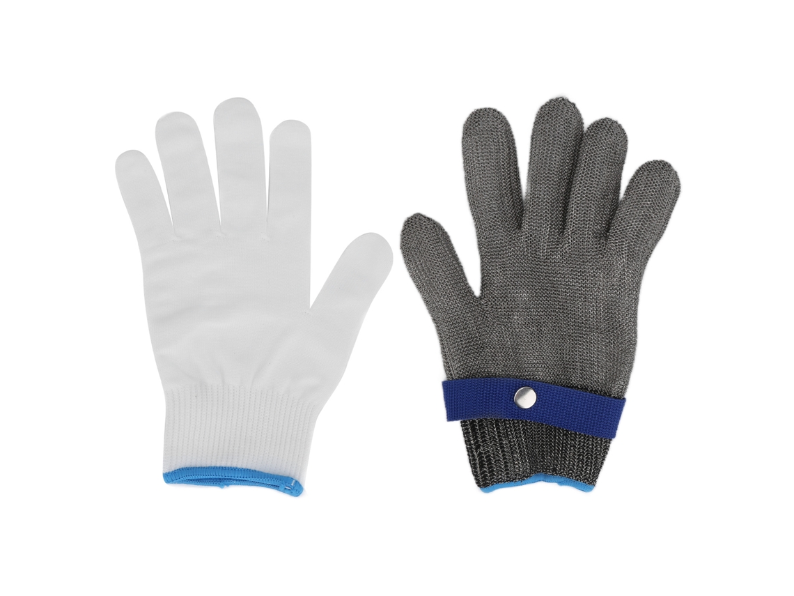 2026rebe-guantes De Trabajo Ambidiestros De Acero Inoxidable Resistentes Al Corte Talla Xl Alto Rendimiento