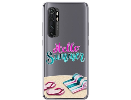 Carcasa Xiaomi Mi Note 10 Lite TUMUNDOSMARTPHONE Dibujos Transparente Multicolor