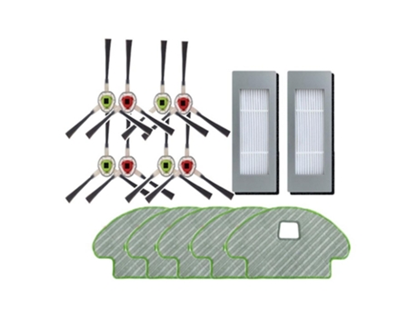11pcs escova lateral filtro hepa panos de substituição para substituição de panos para irobot roomba