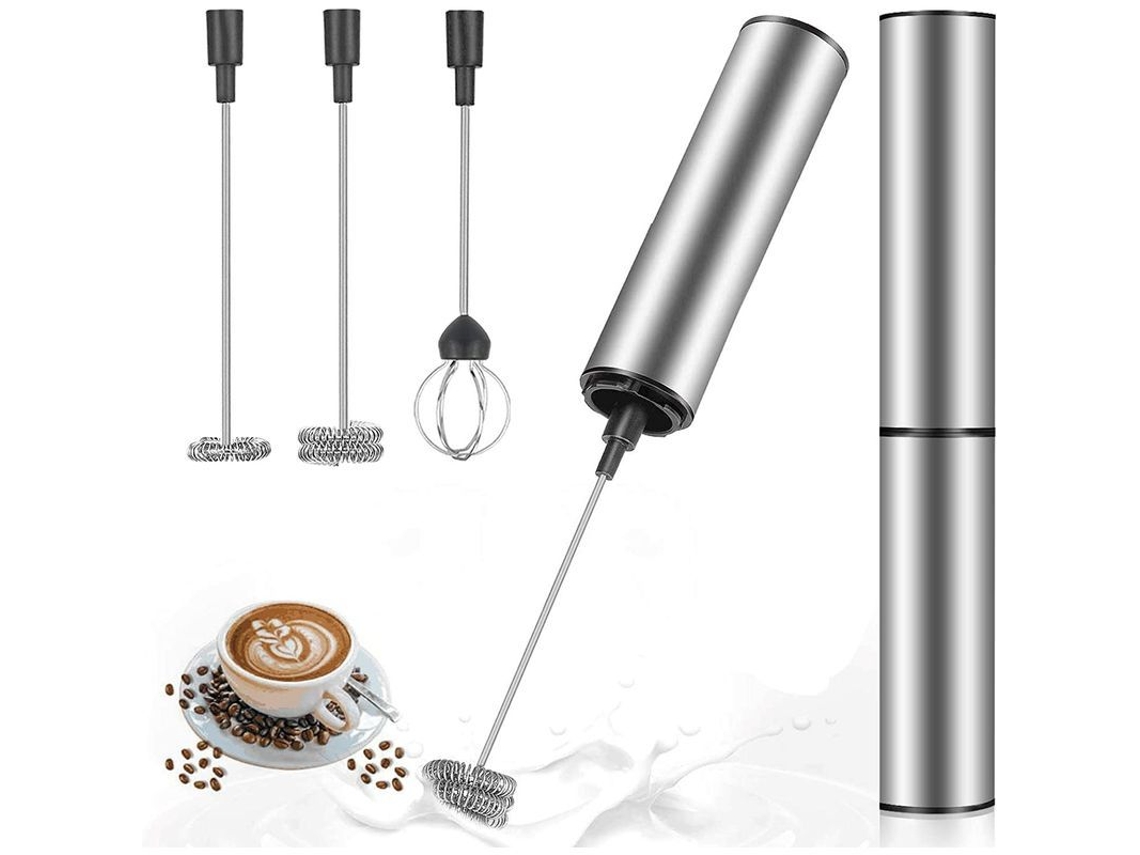 Espumador De Leche Eléctrico Recargable Por Usb, Mini Espumador Con 2 Velocidades Para Capuchino Y Café Con Leche.