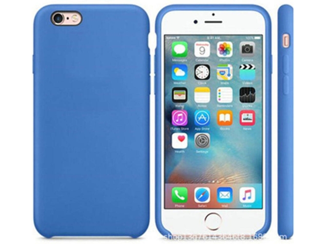 Funda iPhone 6, 6s WJS Silicona Azul
