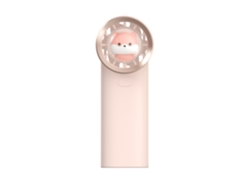 (rosa) Ventilador De Bolsillo Portátil, Diseño De Cápsula Espacial, Recargable Por Usb, Flujo De Aire Potente, Compacto Y Lindo.
