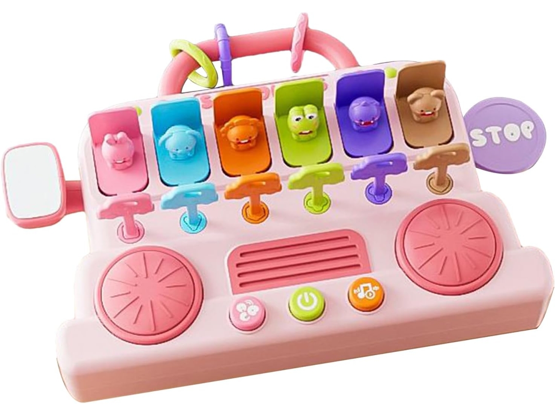 Juguetes musicales | Piano y tambor para aprender | Instrumentos musicales educativos de Pre Vayotoy