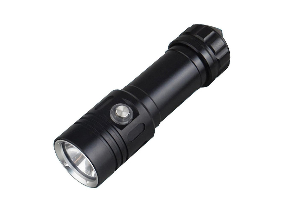 Antorcha De Buceo 2000lumens Ip68 4modos 100m Negro Yizhood