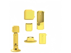 Funda Protectora Para La Cámara Dji Osmo Pocket 4, Funda Completa Con Cordón Y Base (amarilla) Czhhmart