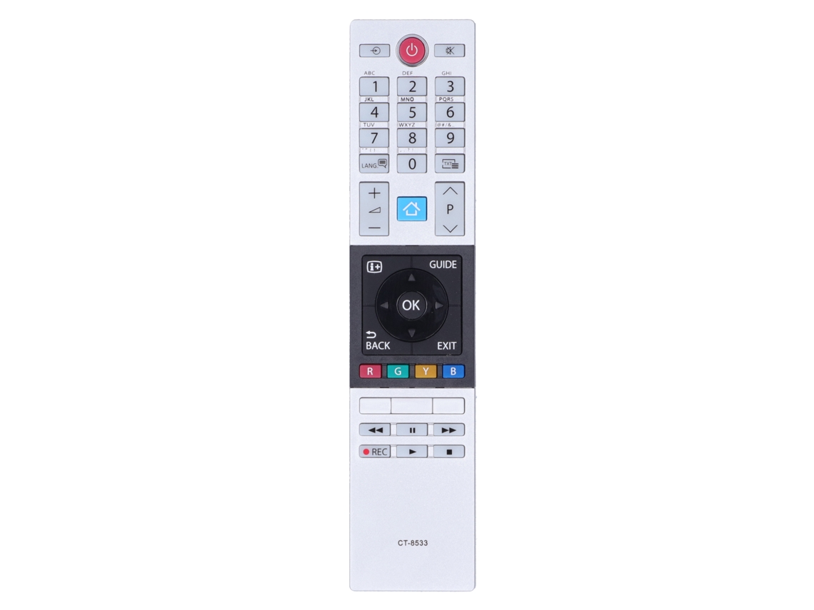 Controle Remoto Tv Led Hdtv Ct-8533 Substituto Para Toshiba 24l2863db 32l2863db 40l2863db