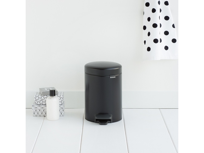 Cubo de Basura BRABANTIA Newicon ( 3 l - Negro)