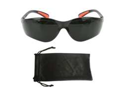 Gafas de soldadura TIG, protectoras, antideslizantes, cómodas, color verde oscuro.