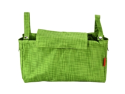 Organizador Multifuncional Impermeable Para Cochecito Con Compartimentos Verdes.
