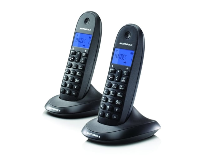 Teléfono inalámbrico Dúo MOTOROLA Lite C1002 negro