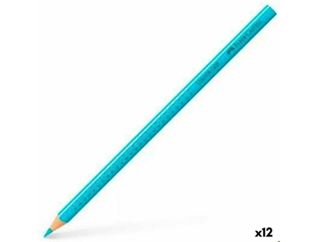 Lápices De Color FABER-CASTELL Colour Grip Turquesa 12 Unidades