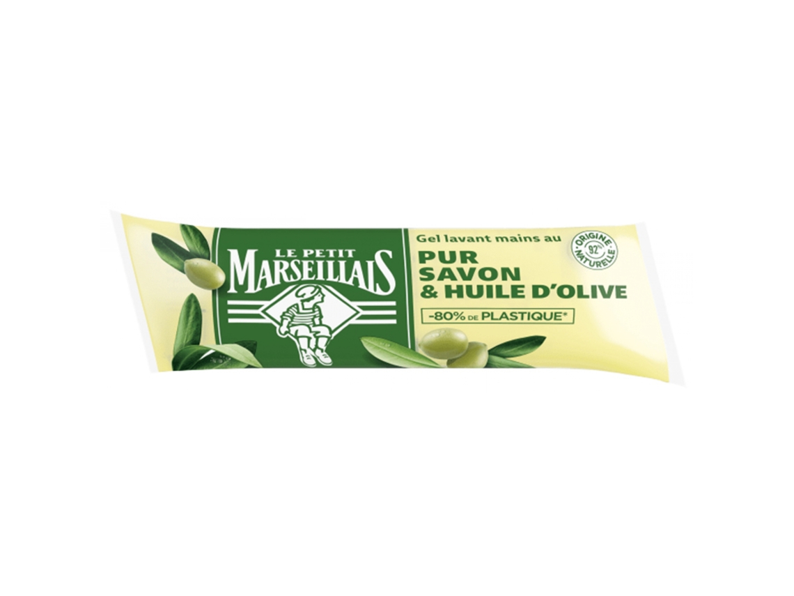 LE PETIT MARSEILLAIS Gel Lavamanos Jabón Puro Y Aceite de Oliva Eco-Relleno 250 Ml