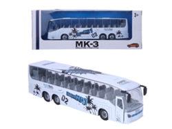 Ats-juguete De Autobús Simulado 1:50 Modelo De Aleación Con Luz Y Música Para Niños (blanco)