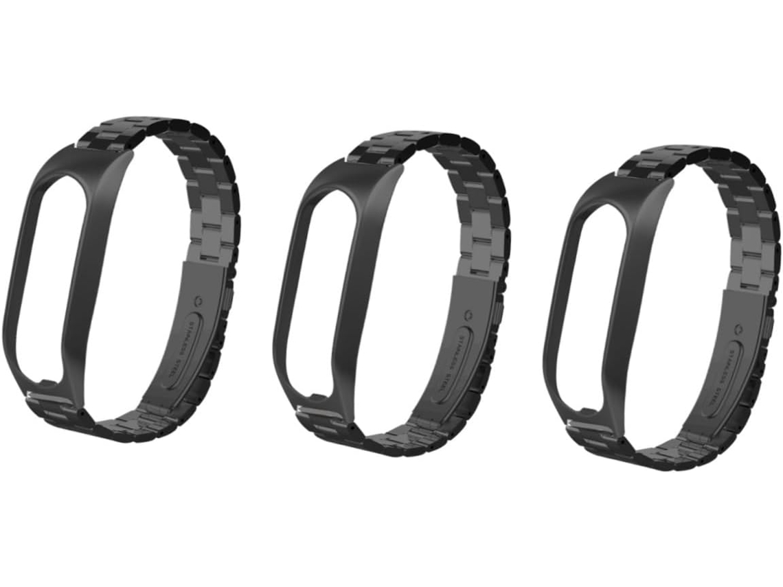 1pc Correa Reloj Acero Cinturón Bandas Inteligente Pulsera Reemplazo Inoxidable Muñeca Cadena Mano