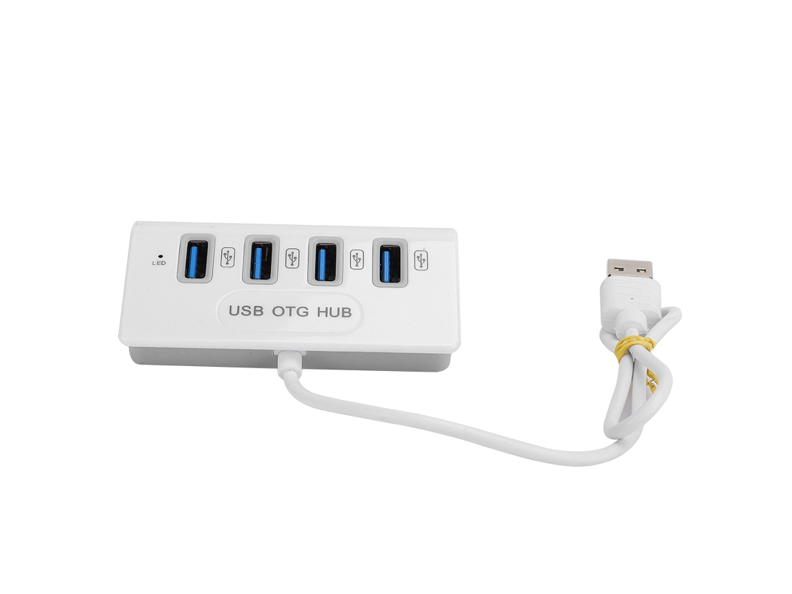 Docking Station, 4-em-1 Multifuncional, Hub Usb 2.0 Para Desktop