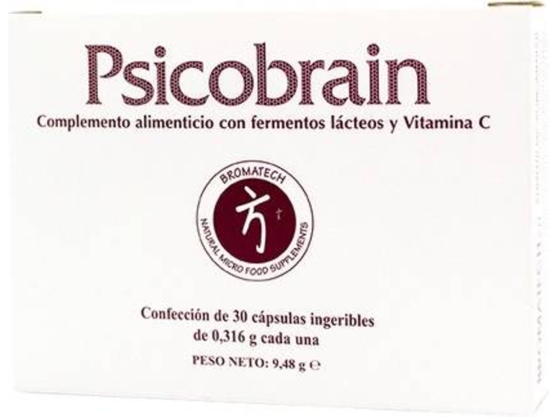 Complemento Alimentar BROMATECH Psychobrain (30 cápsulas)