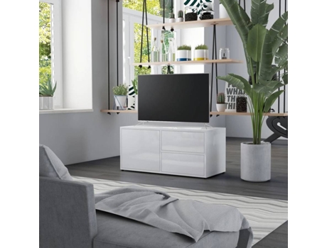Mueble para la televisión VIDAXL Blanco Madera contrachapada (80x34x36 cm)