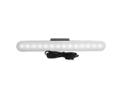 Luz de lectura USB ajustable con toque magnético para armario, escritorio, litera y área al aire libre.