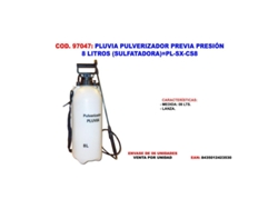 Pluvia pulv.previa presion 8 litros (sulfatadora) pl-sx-cs8