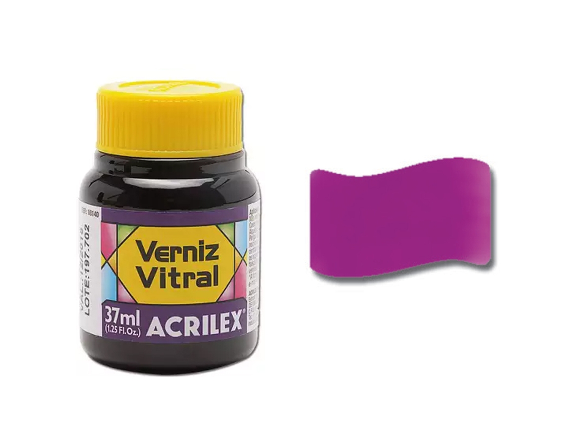 ACRILEX Barniz Vidrieras 37Ml Violeta Cobalto 540