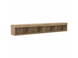 Maison Exclusive - Conjunto De Mueble De Tv Roble Artesanal Madera Contrachapada