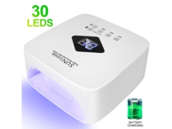 Lámpara de uñas UV inalámbrica recargable S10 Max120w, lámpara de uñas de secado rápido inalámbrica Lalamoli