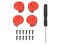 4 Protectores De Motor Para Dron Avata 2 En Aleación De Aluminio Con Accesorios - Rojo