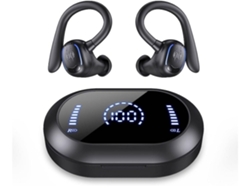 Auriculares Sin Horas De Reproducción Dual Power Display Bluetooth Negro VEANXIN